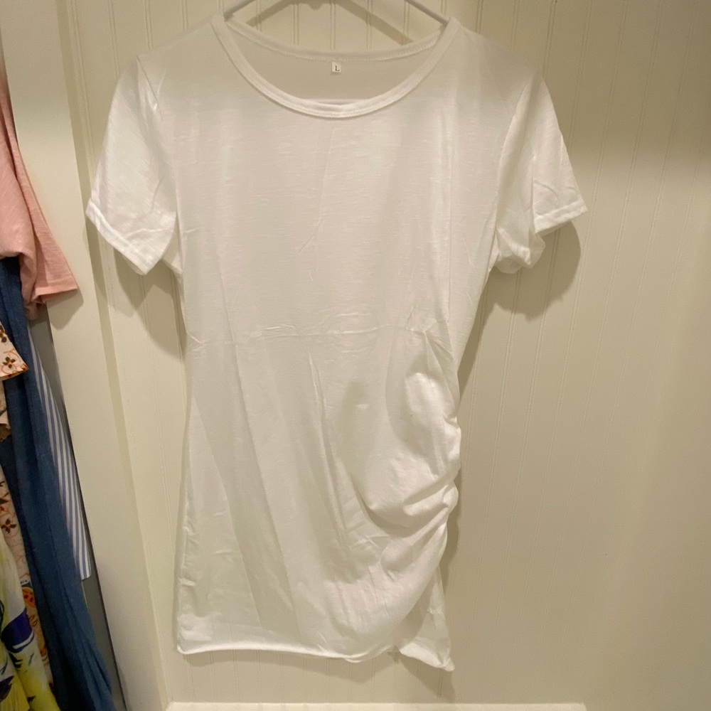White t shirt dress